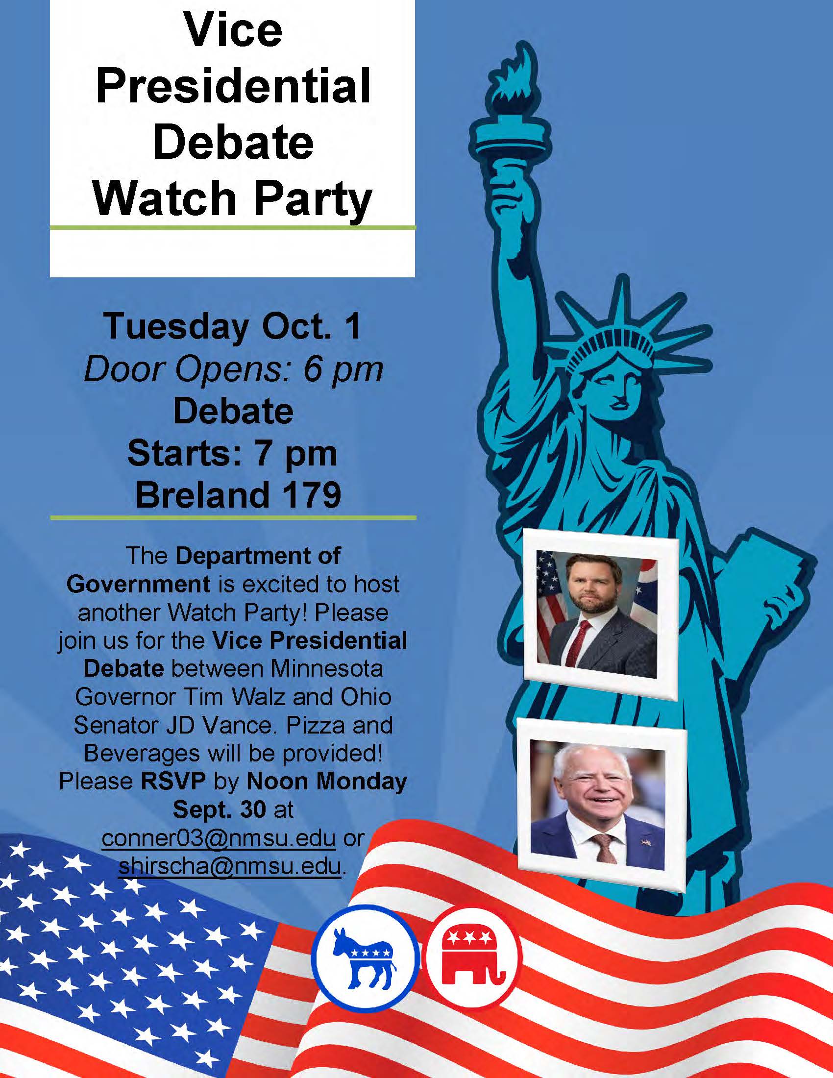 Vice Presidential Debate Watch Party